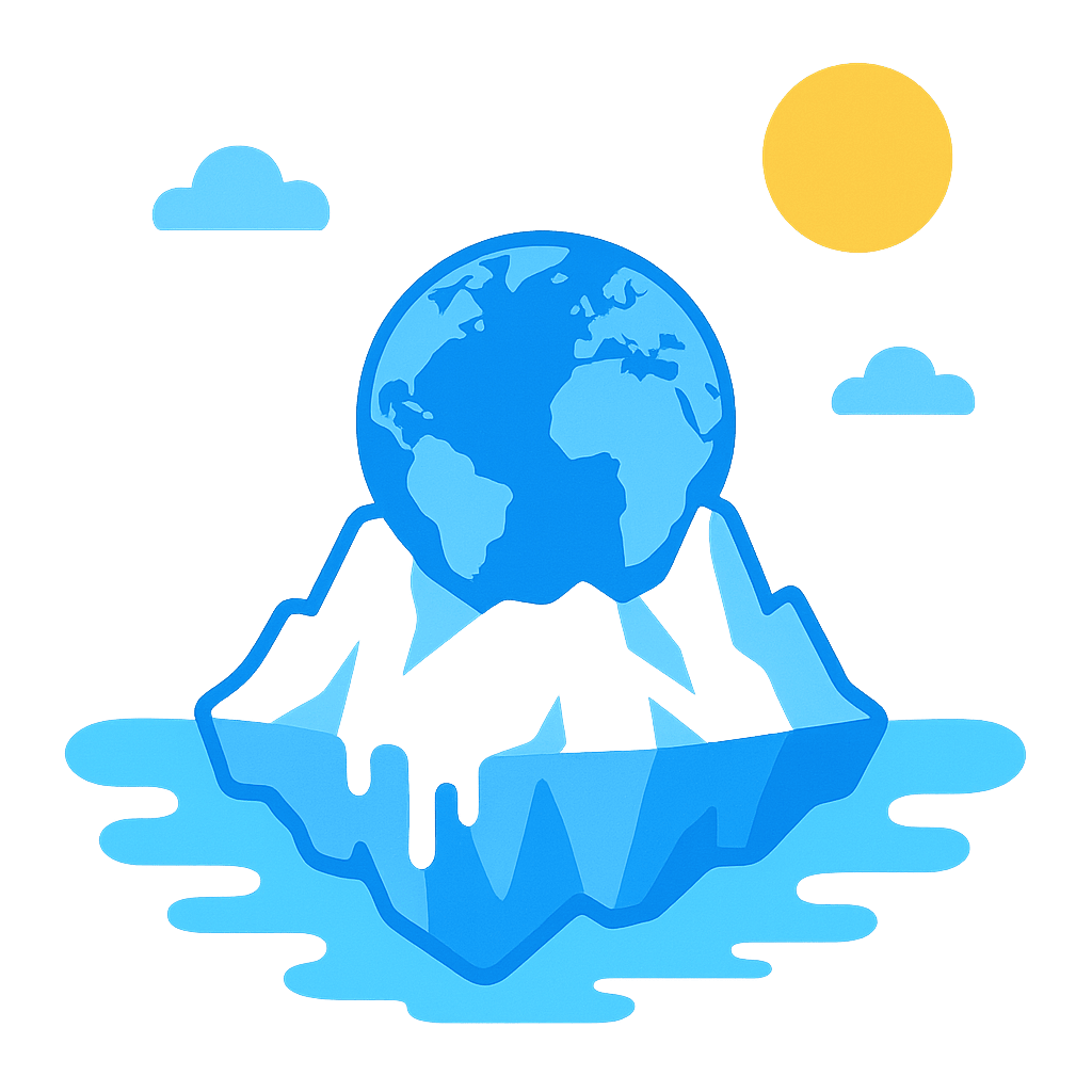 La fonte des glaces comme conséquence du modèle linéaire